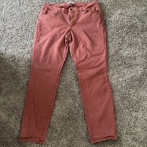 Women Sonoma straight leg pants size16 Color Blush